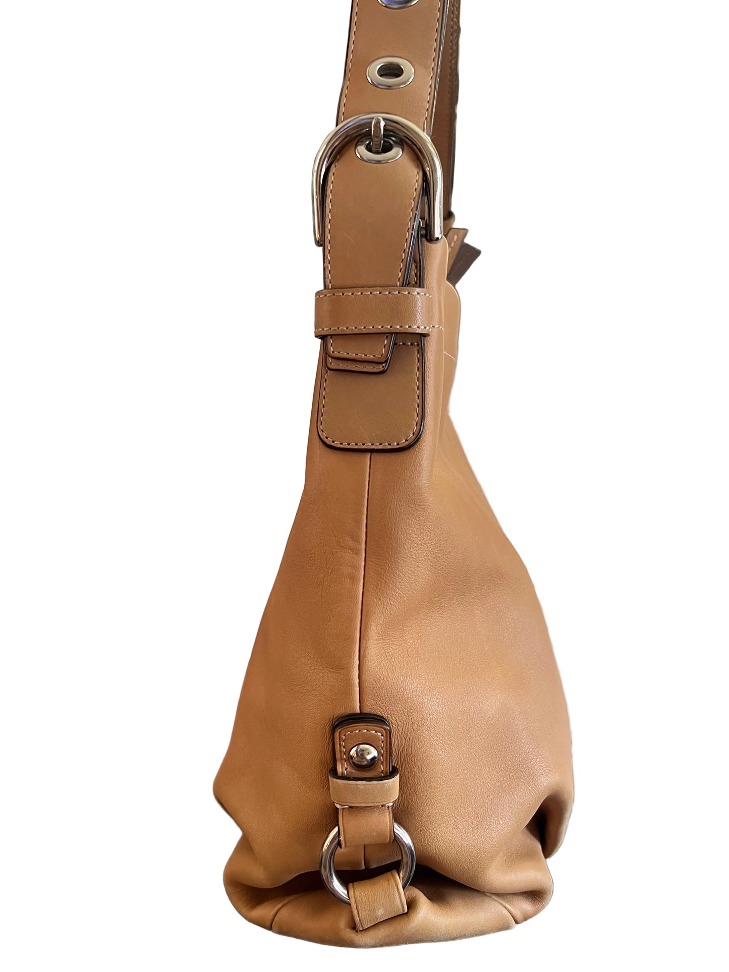 PREVIEW-DROP NEXT TIKTOK LIVE-Coach Zoe Brown Leather Bag