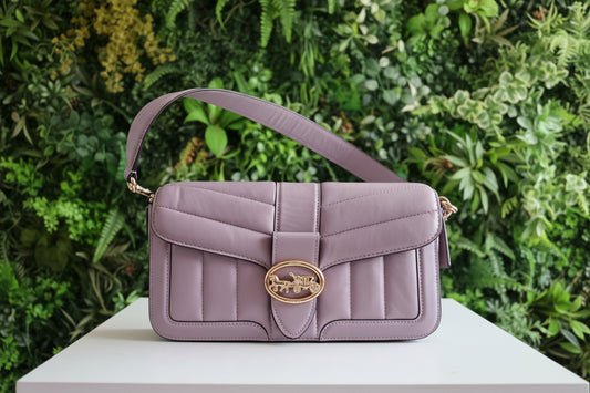 PREVIEW-DROP NEXT TIKTOK LIVE-Coach Quilted Leather Georgie