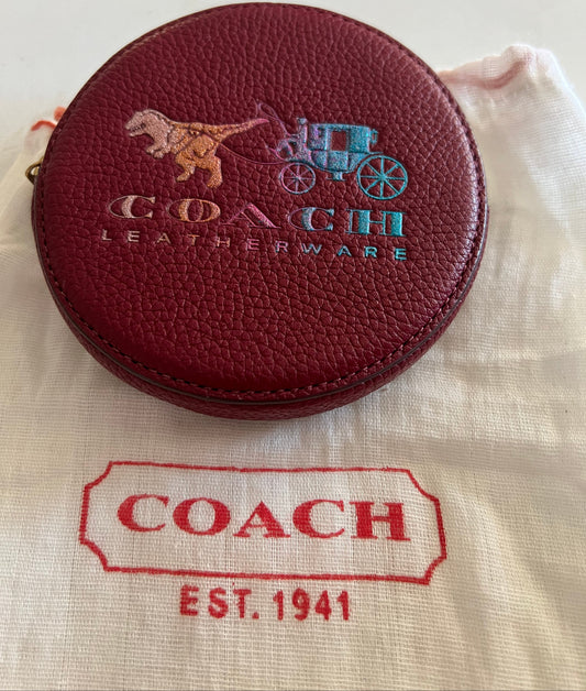 PREVIEW-DROP NEXT TIKTOK LIVE-Coach Rexy Rainbow Coin Pouch