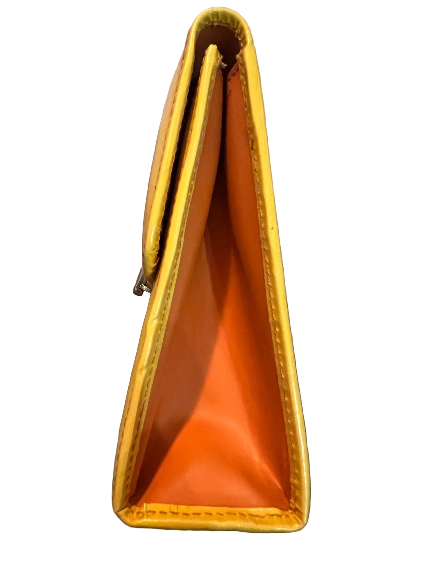 Ferragamo Ombré Patent Leather Gancini Pouch