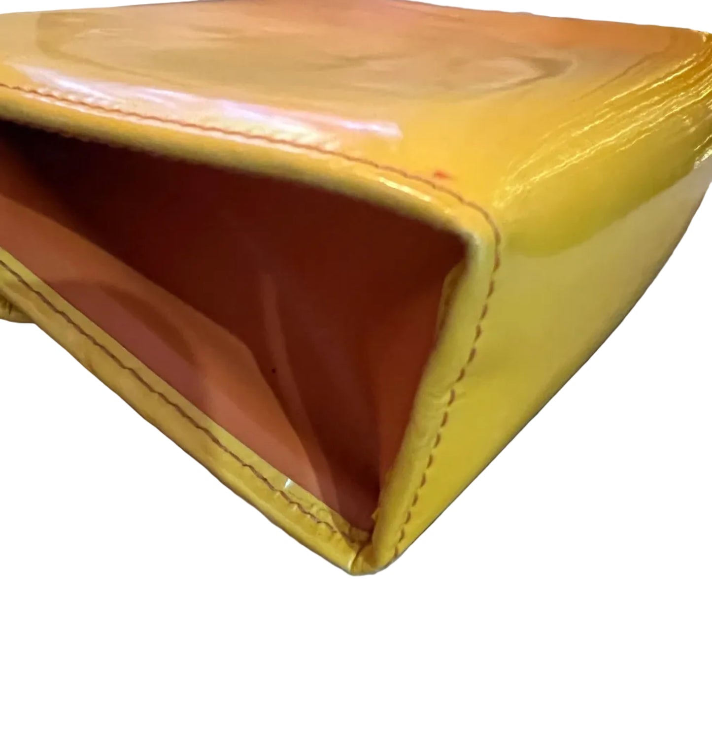 Ferragamo Ombré Patent Leather Gancini Pouch