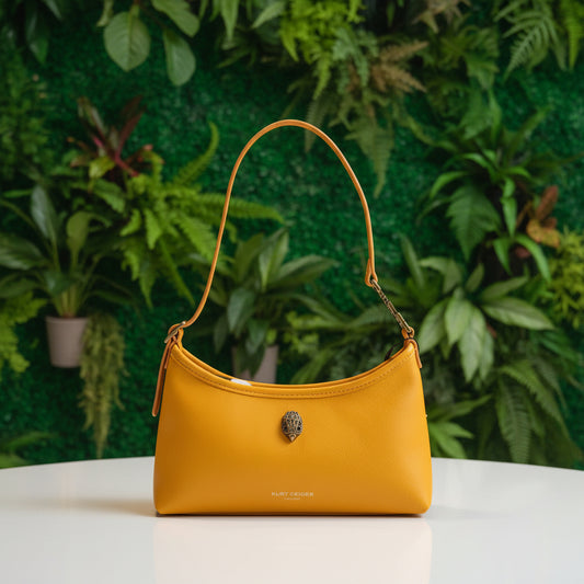 Kurt Geiger Leather Tangerine Mini Shoulder