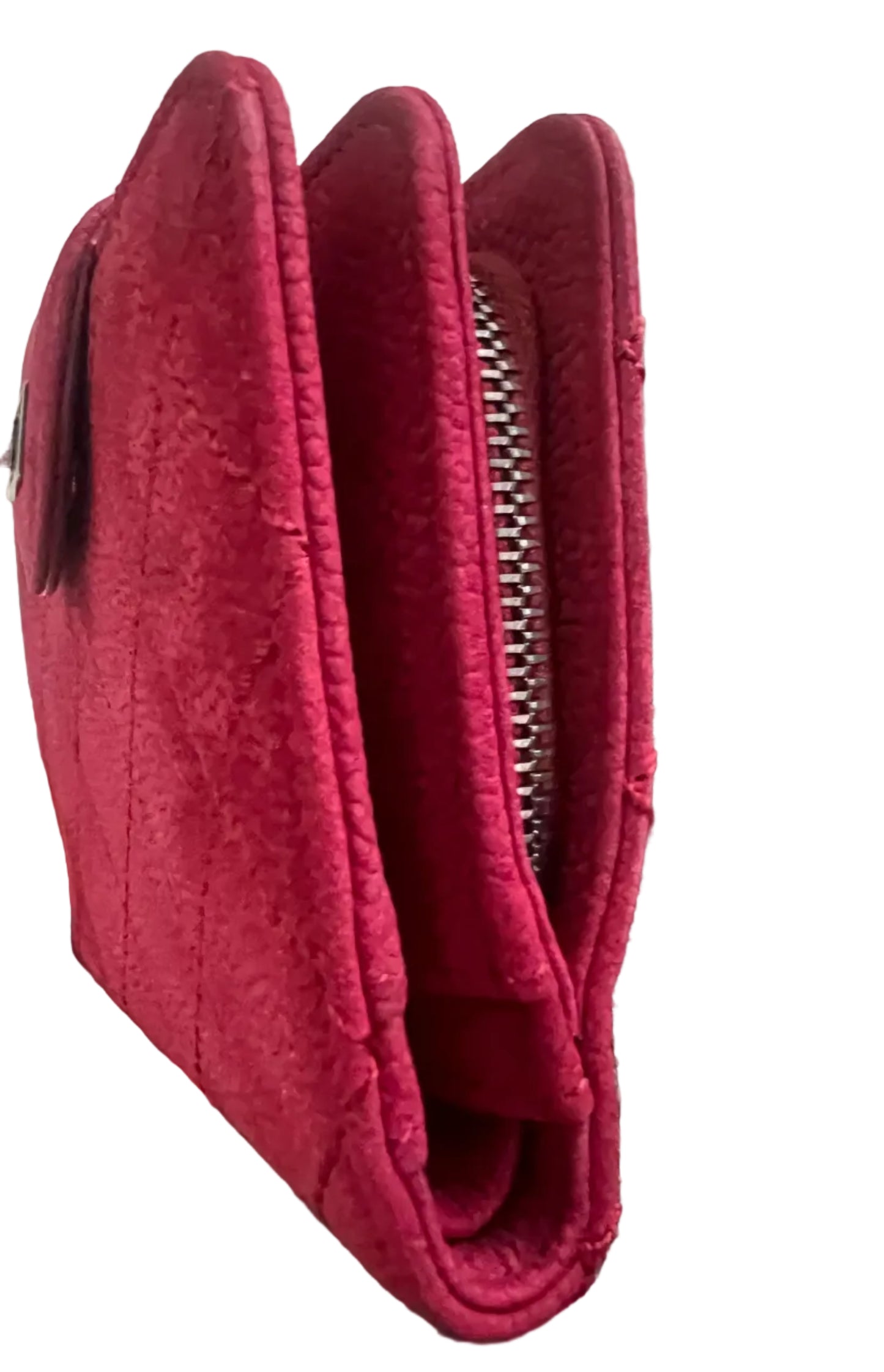 Chanel Suede Compact Wallet