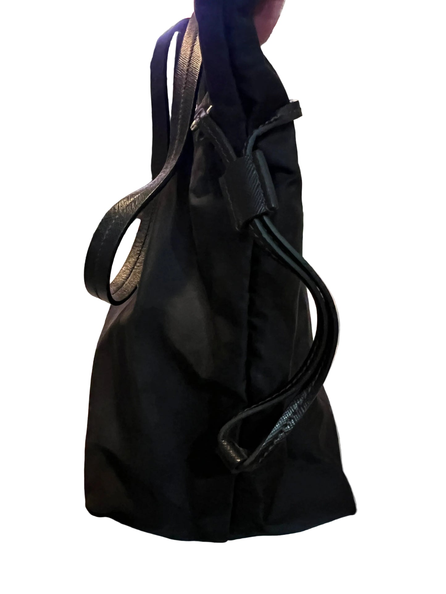 Prada Black Nylon Tote
