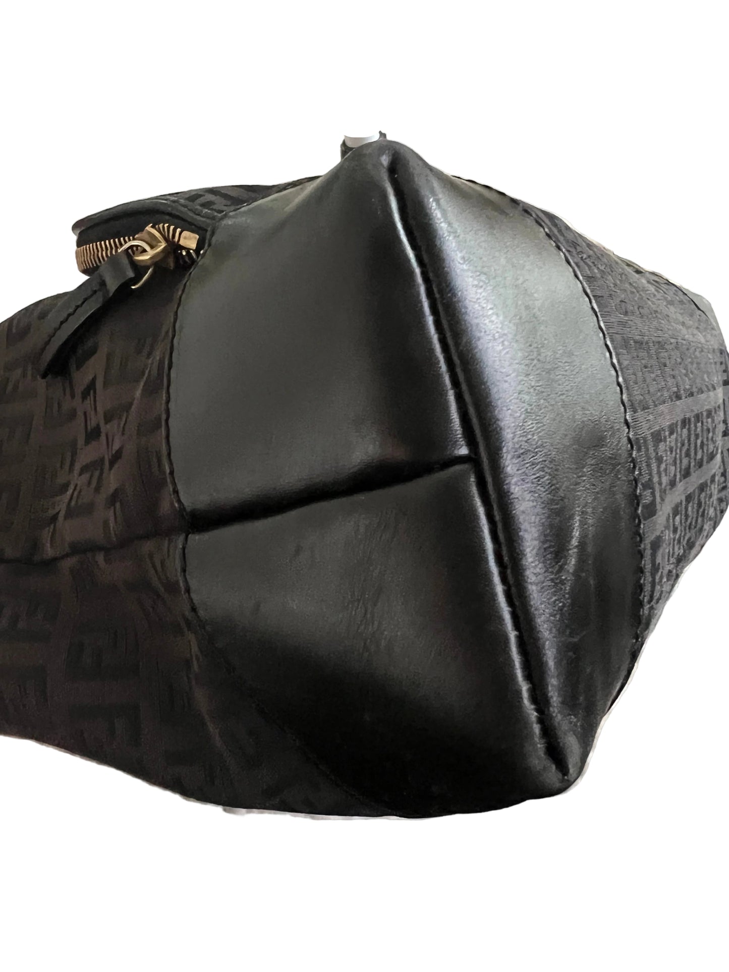 Fendi Zucchino Black Tote