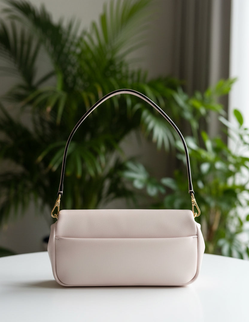 Michael Kors Light Pink Leather Two Way Bag