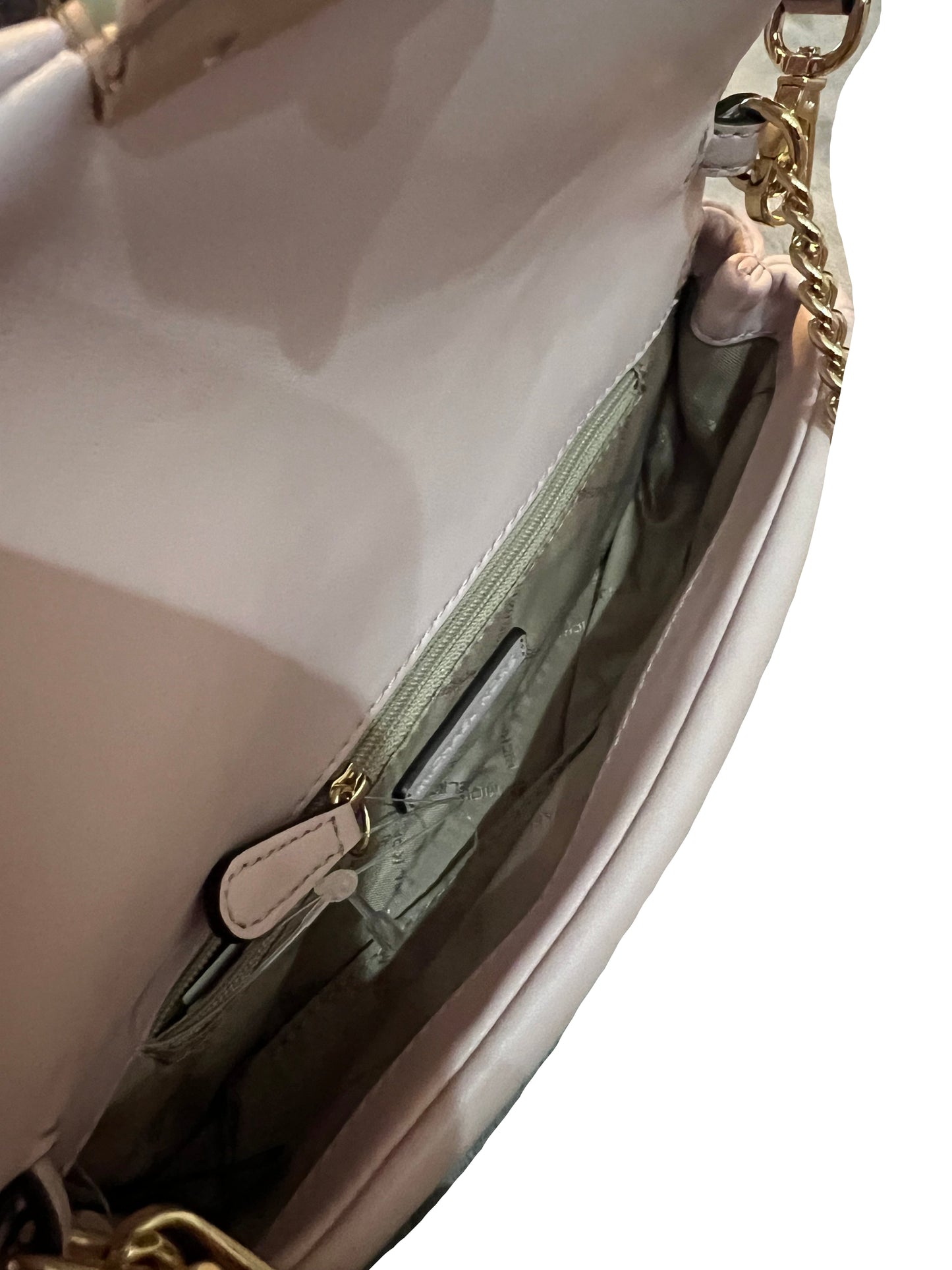 Michael Kors Light Pink Leather Two Way Bag