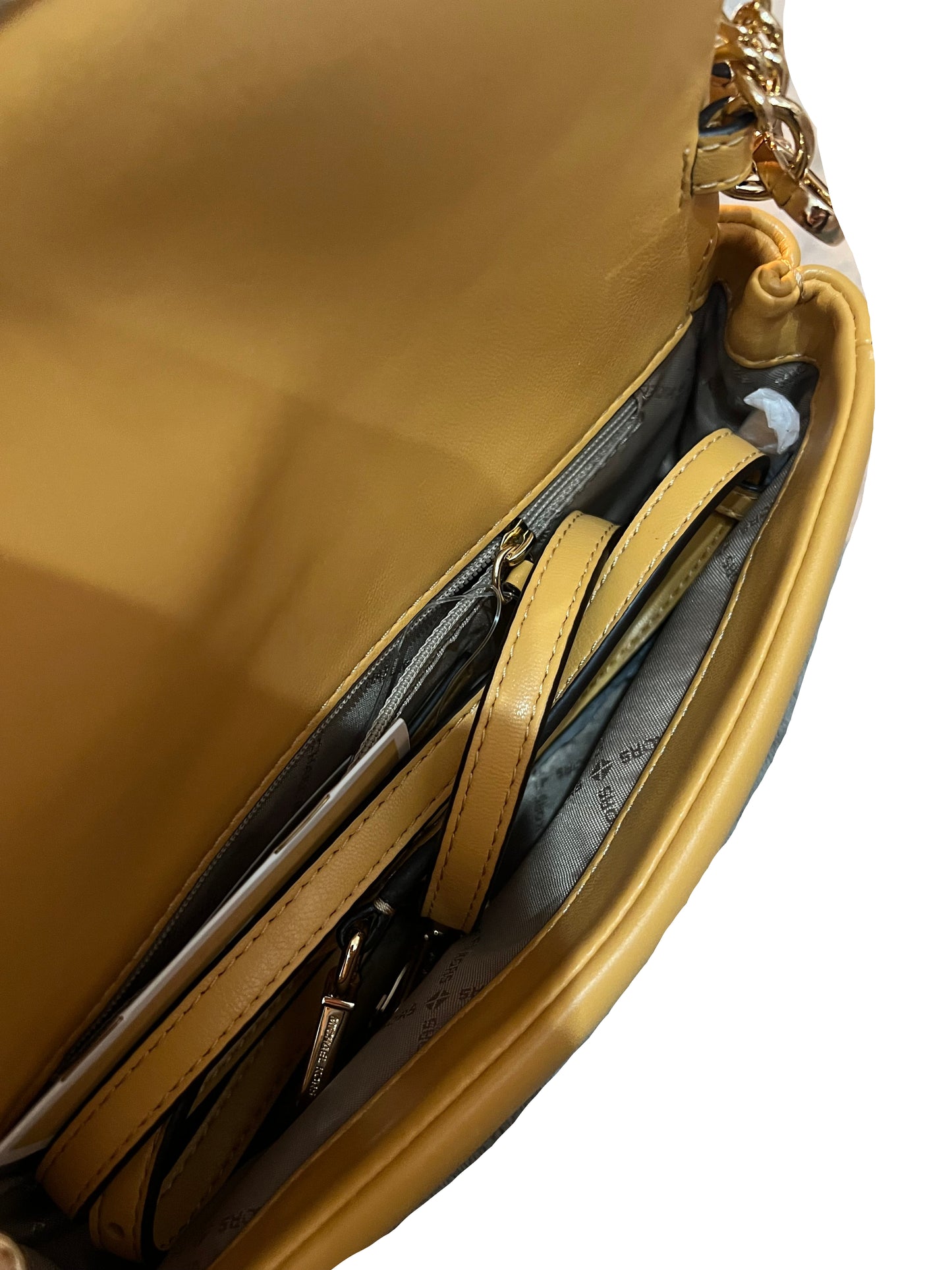 Michael Kors Camel Brown Leather Two Way Bag