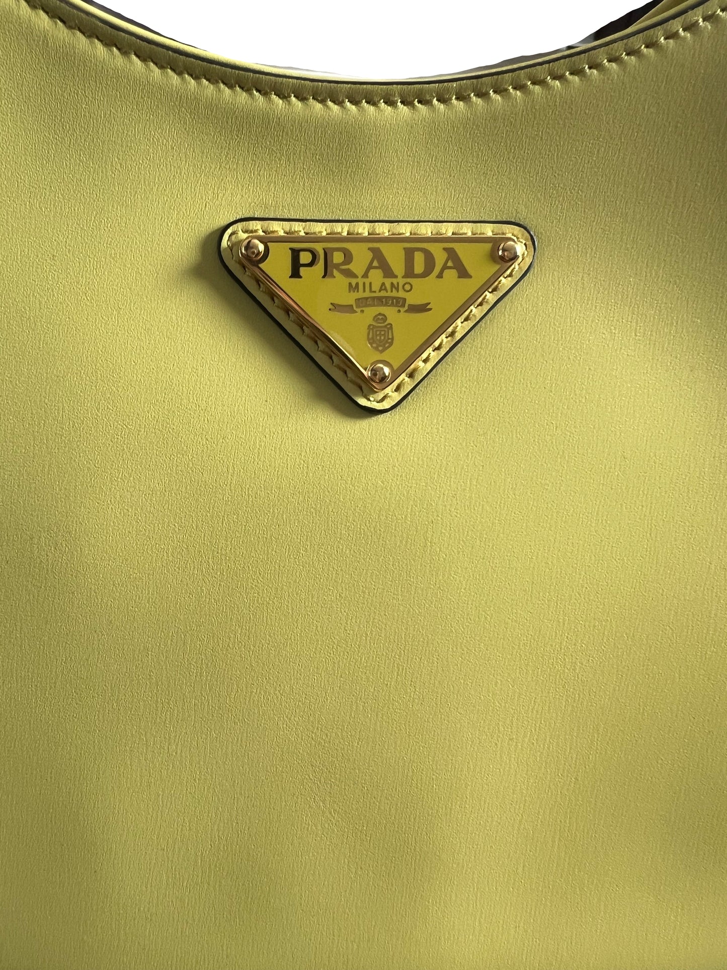 Prada Yellow Leather Cleo