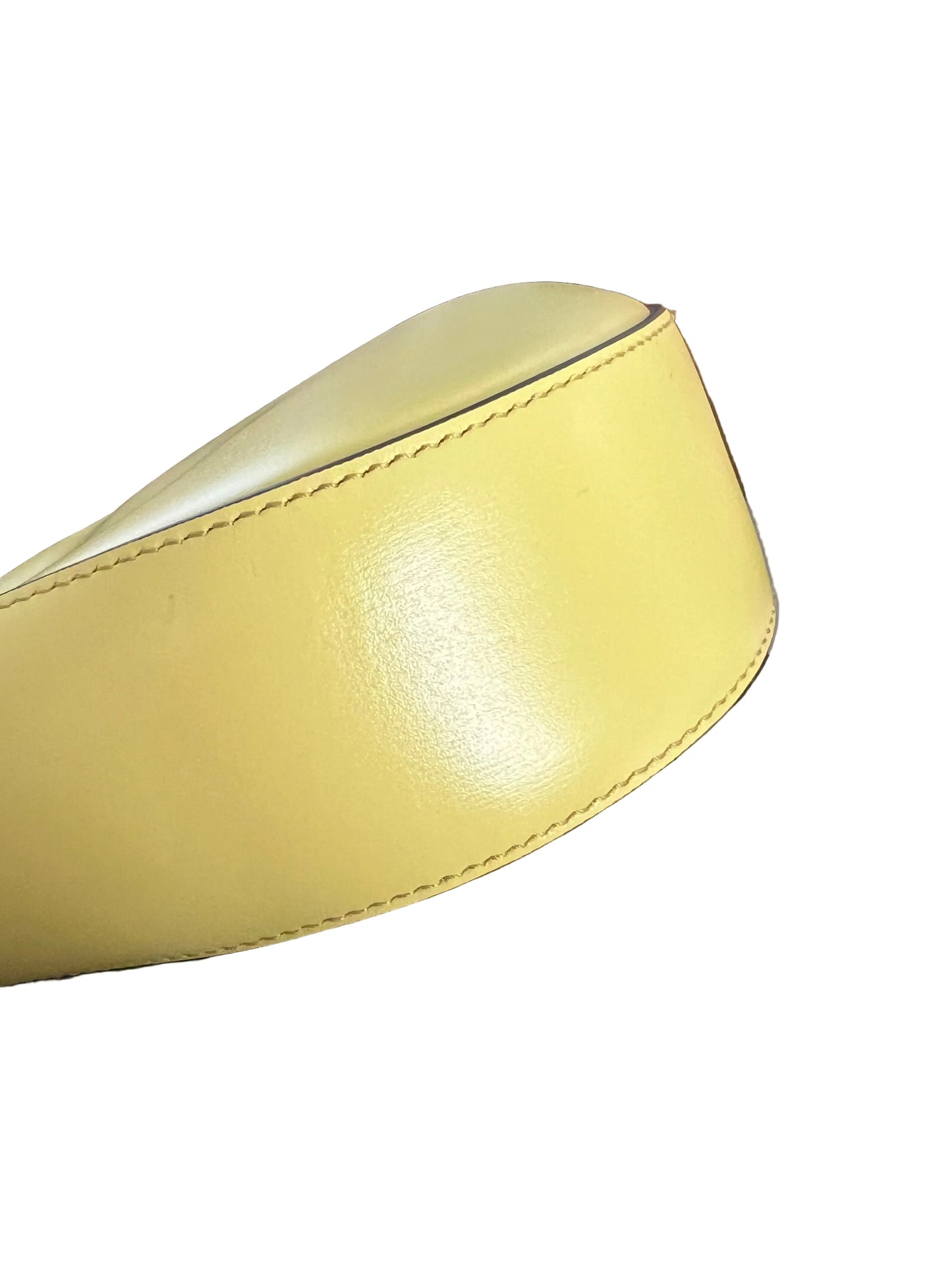 Prada Yellow Leather Cleo