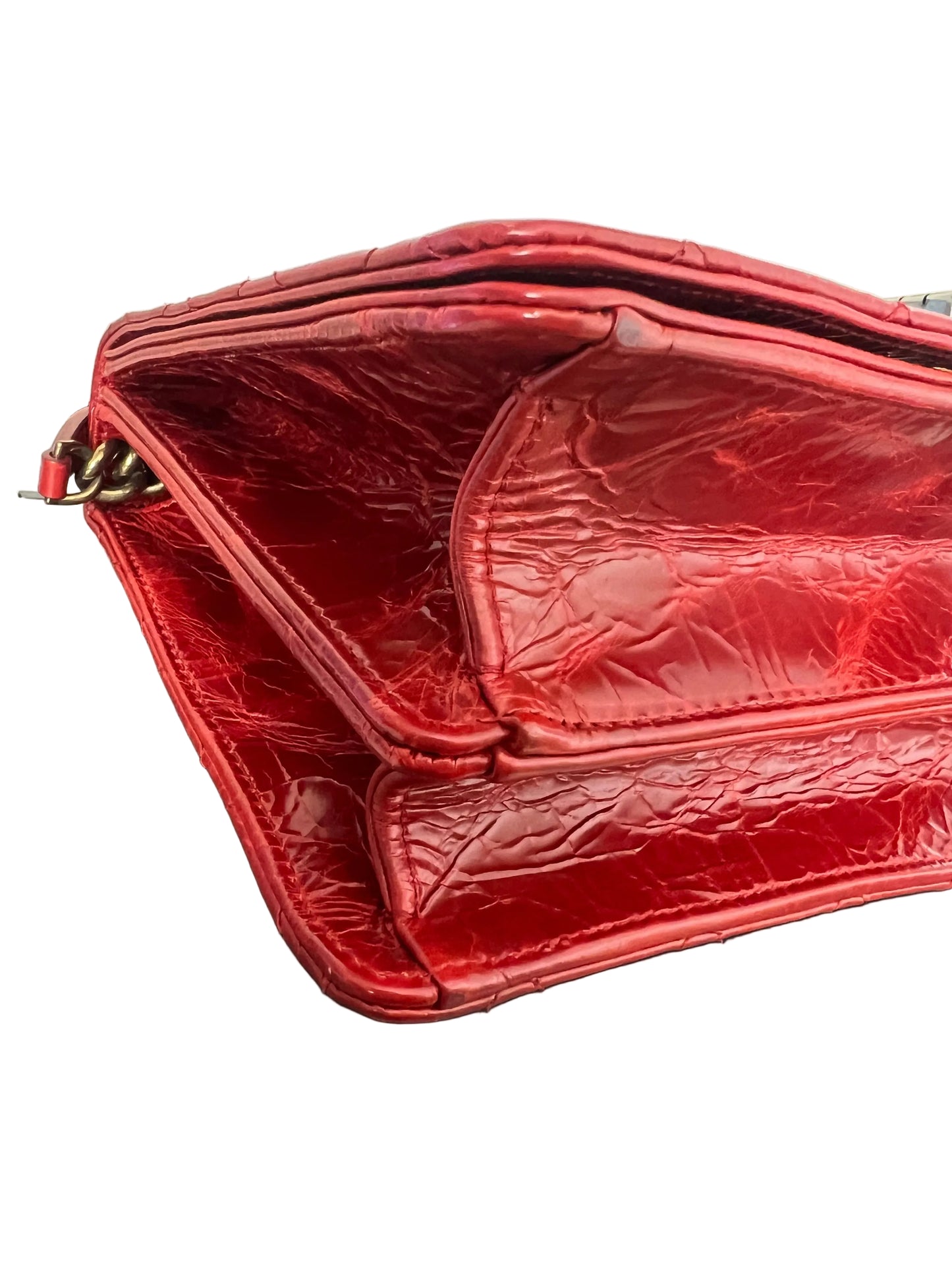 Chanel Glazed Crinkled Calfskin Large Rita Flap