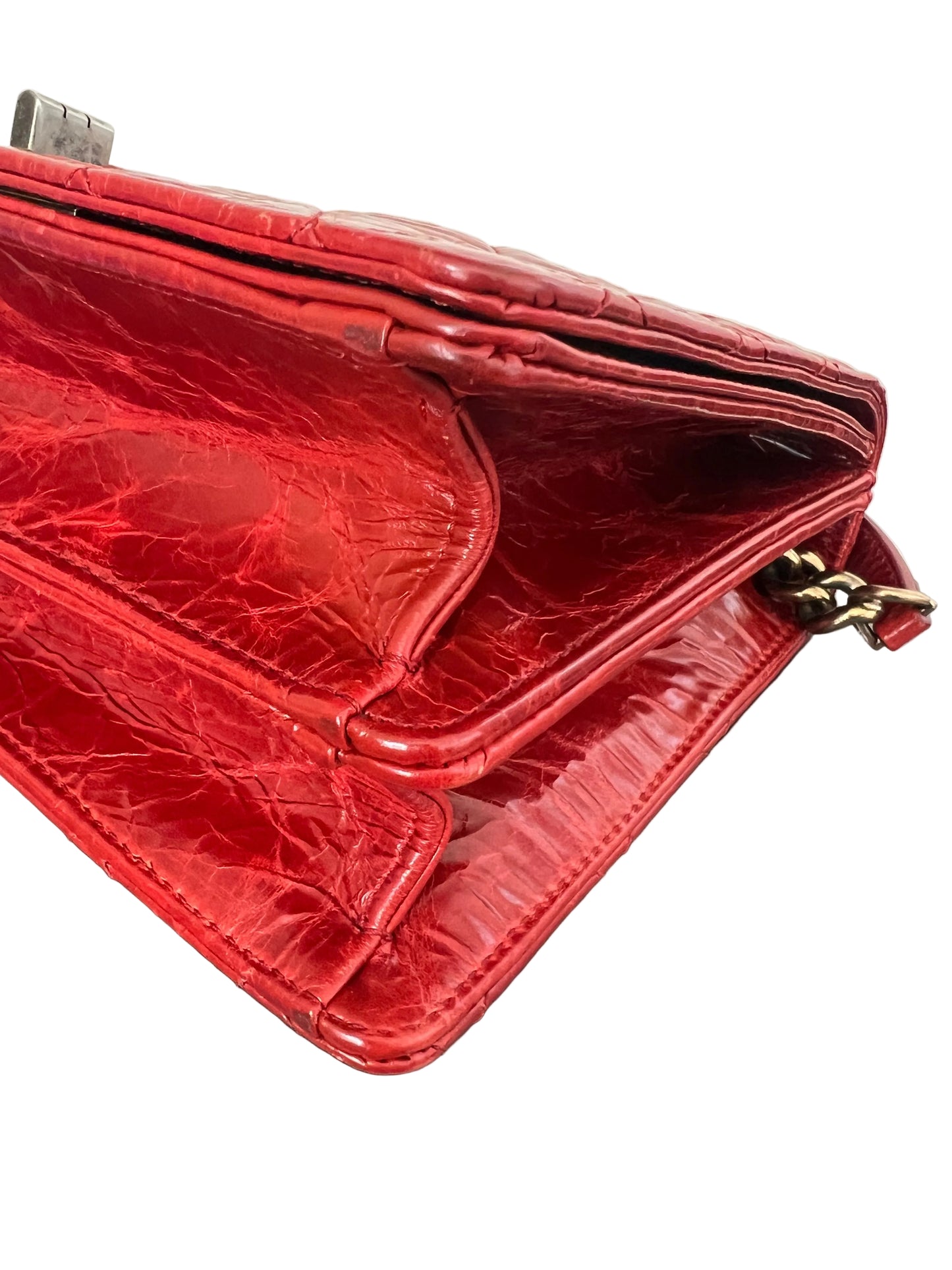 Chanel Glazed Crinkled Calfskin Large Rita Flap