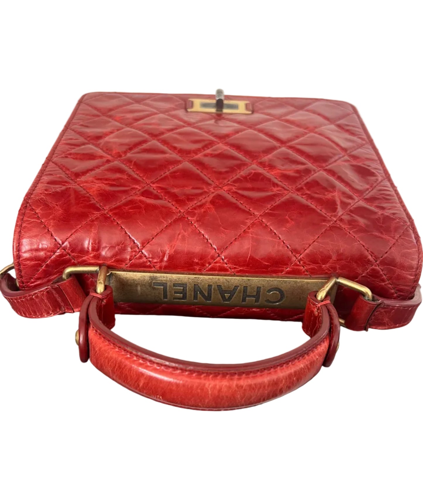 Chanel Glazed Crinkled Calfskin Large Rita Flap