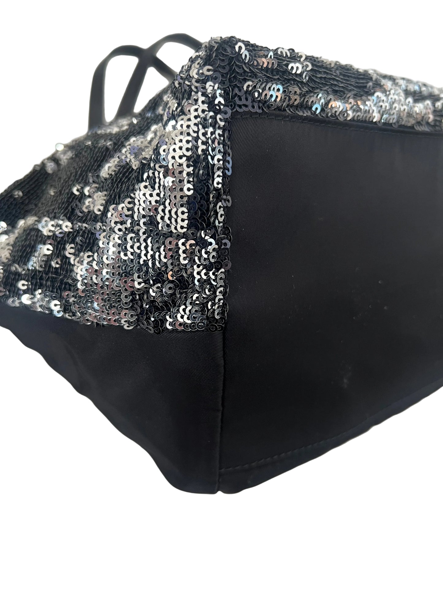 Ferragamo Sequin & Nylon Tote