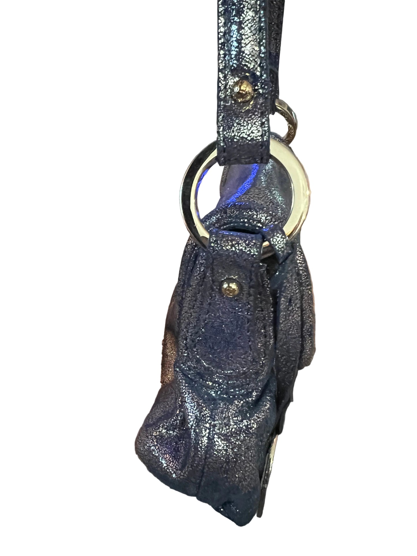 Fendi Metallic Silver Mini Chef Bag