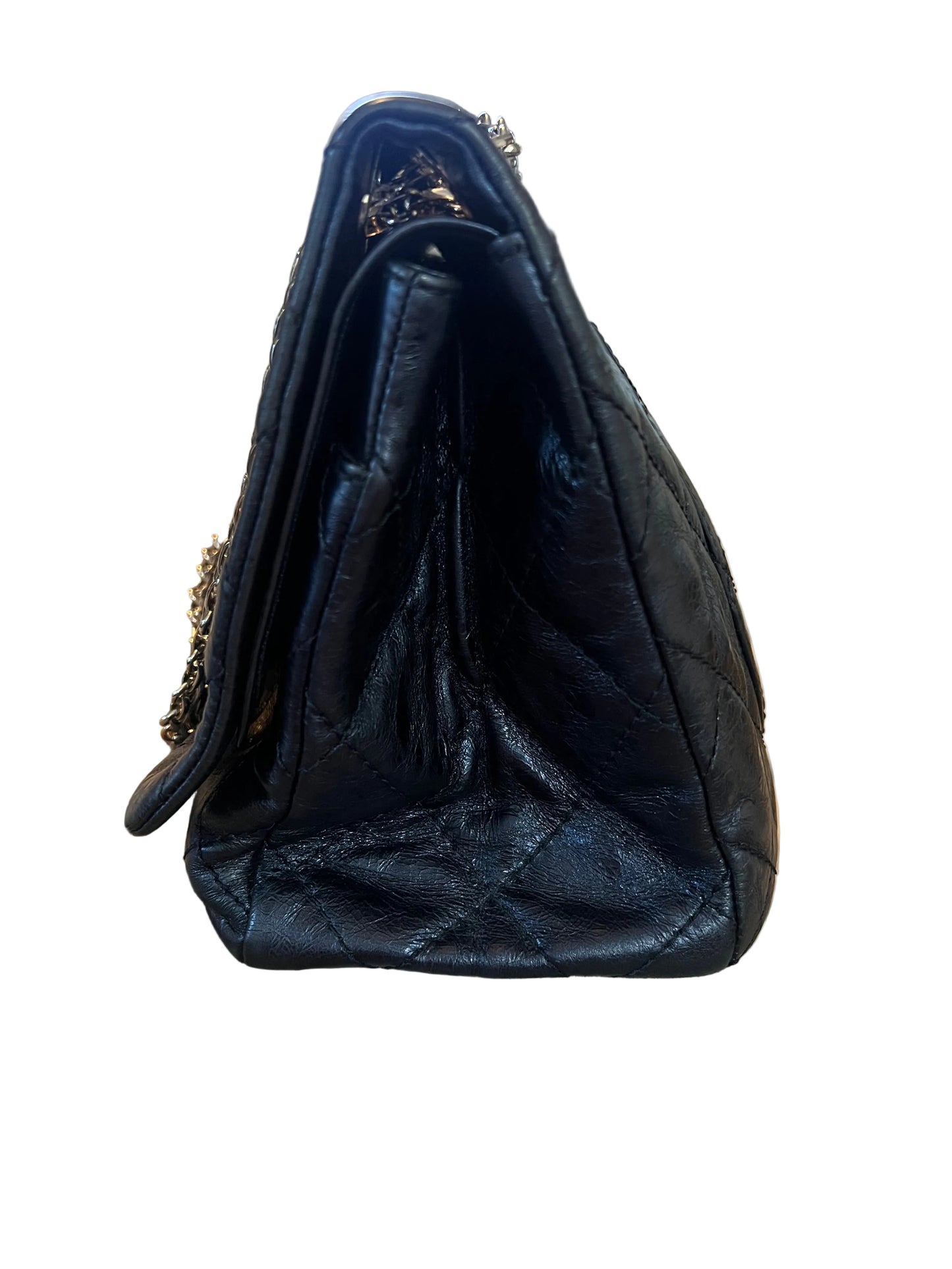 Chanel Metallic Navy 2.25 Reissue 228 Flap