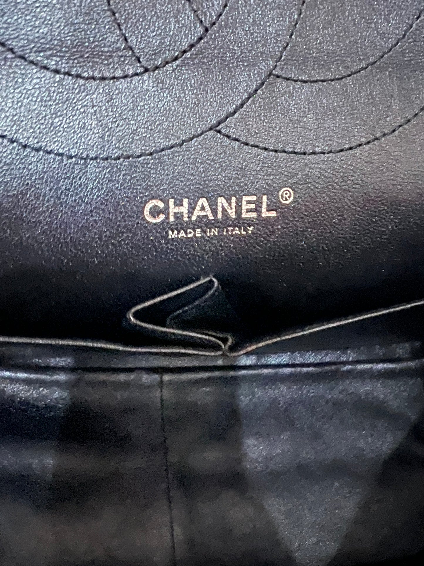 Chanel Metallic Navy 2.25 Reissue 228 Flap
