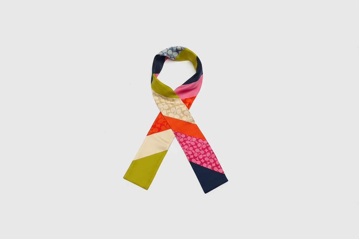 Coach Legacy Stripe Multi-color Twilly