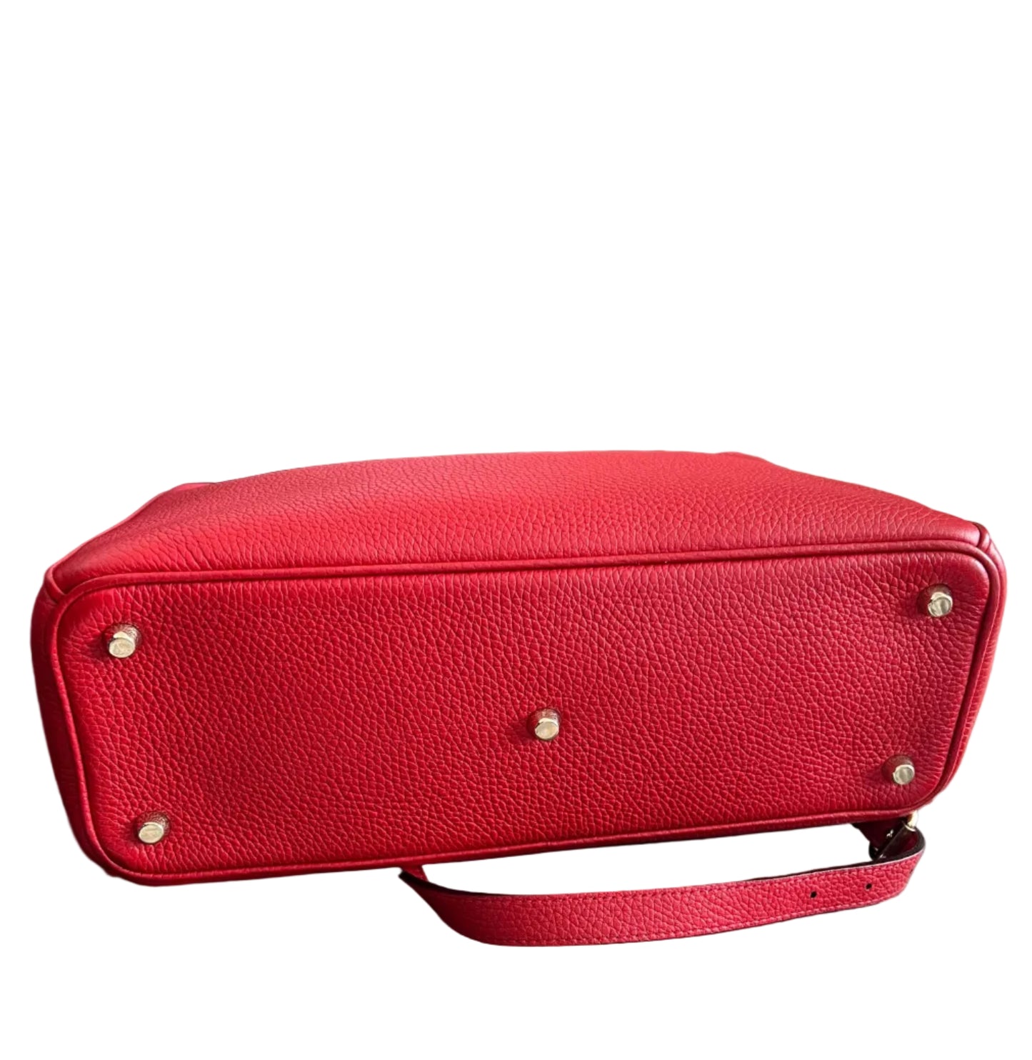 Dior Red Leather Diorissimo Medium