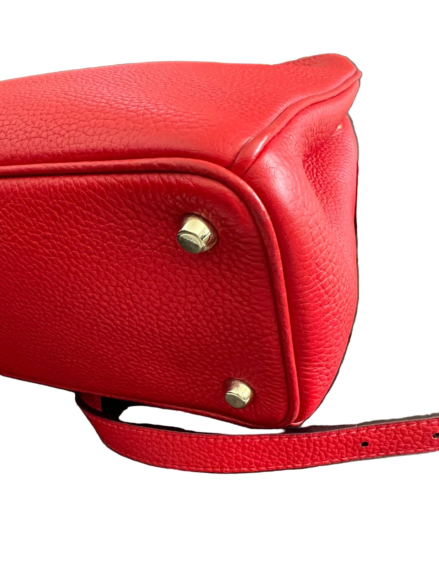 Dior Red Leather Diorissimo Medium