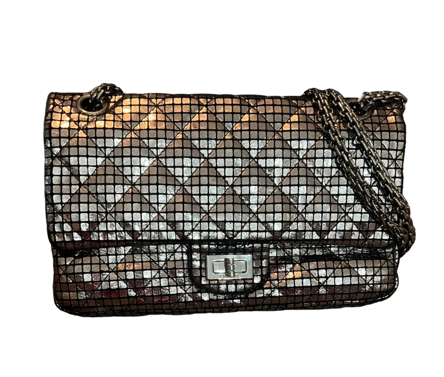 Chanel Metallic Mirror Reissue 225 Double Flap