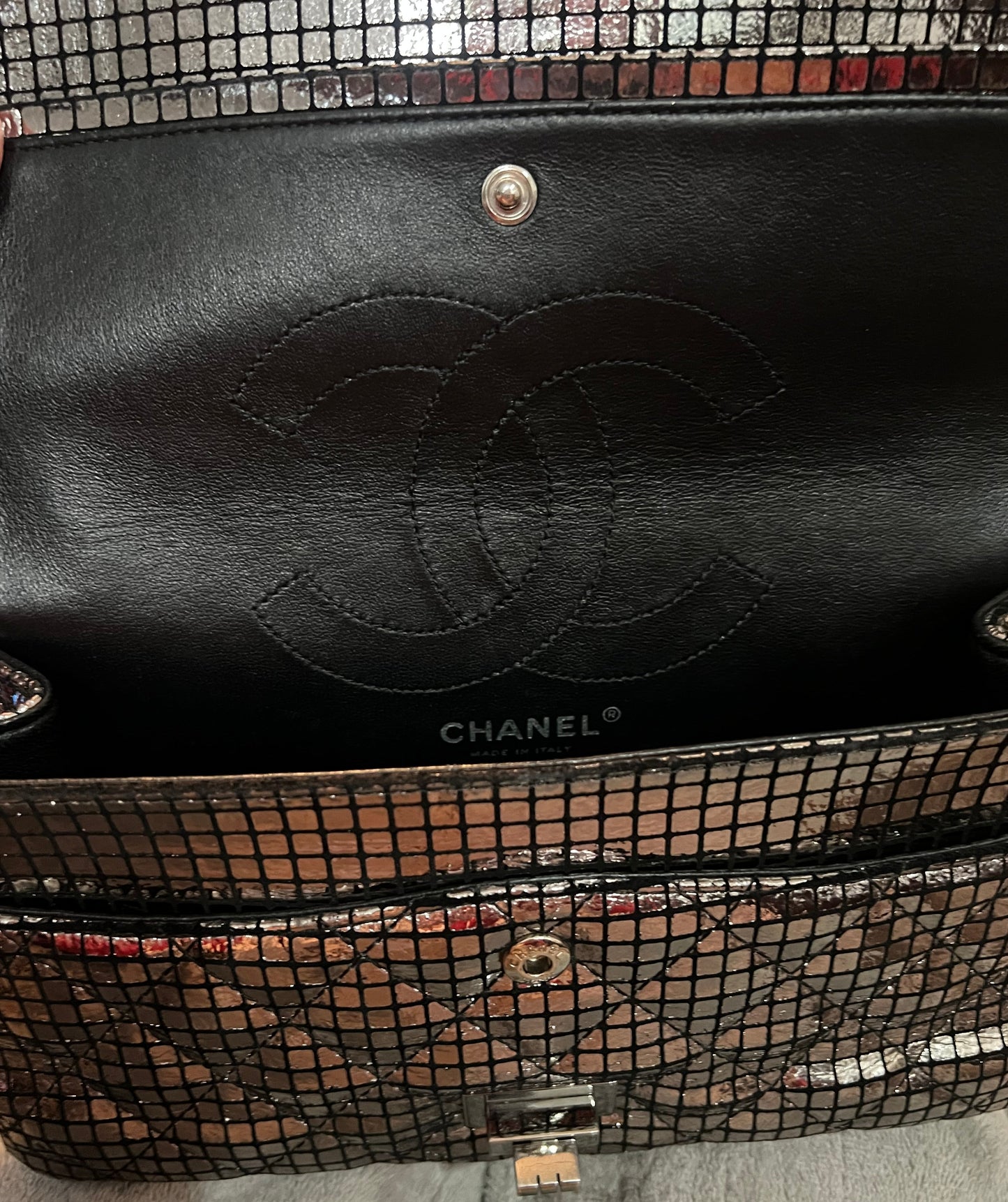 Chanel Metallic Mirror Reissue 225 Double Flap