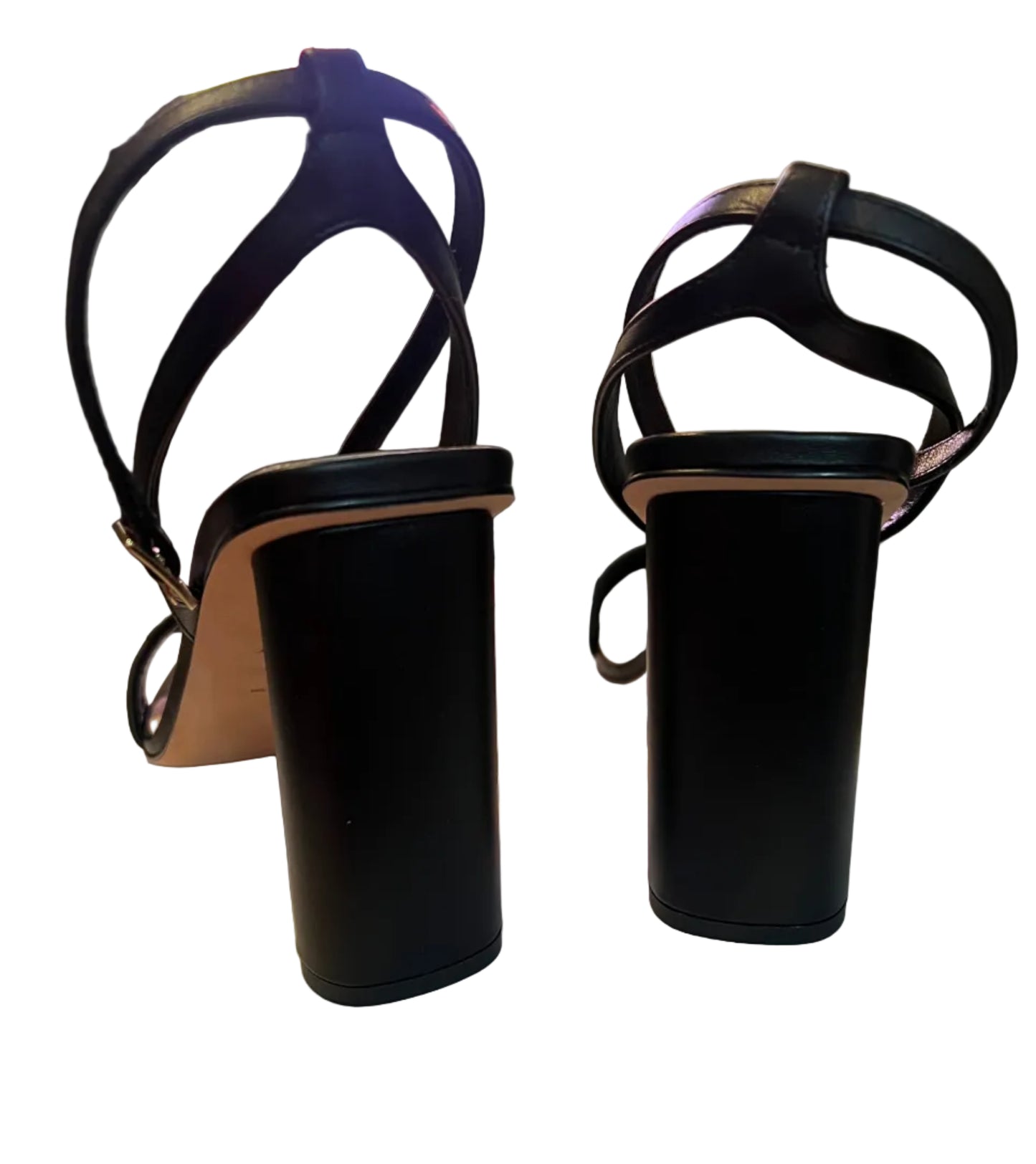 Dior Dway Black Heeled Sandals Size 41