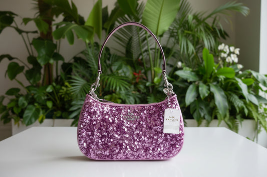 Coach Purple Sequin Teri