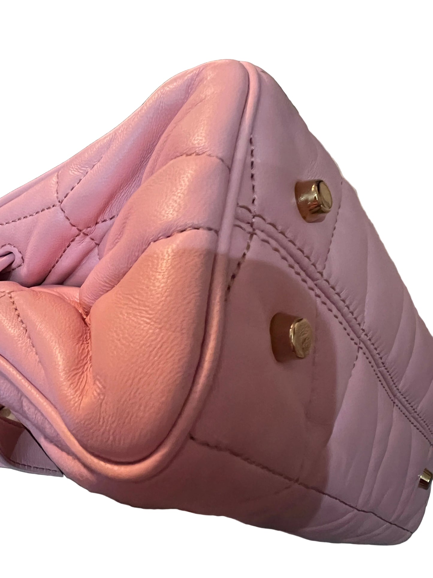 Versace Medusa 95' Pink Quilted Tote