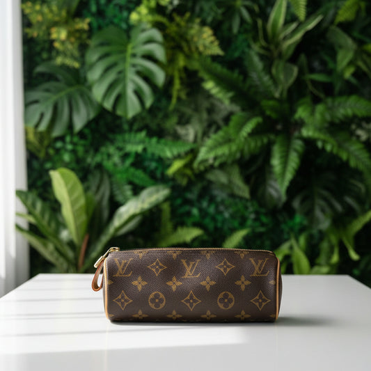 Louis Vuitton Monogram Trousse Ronde Pencil Case