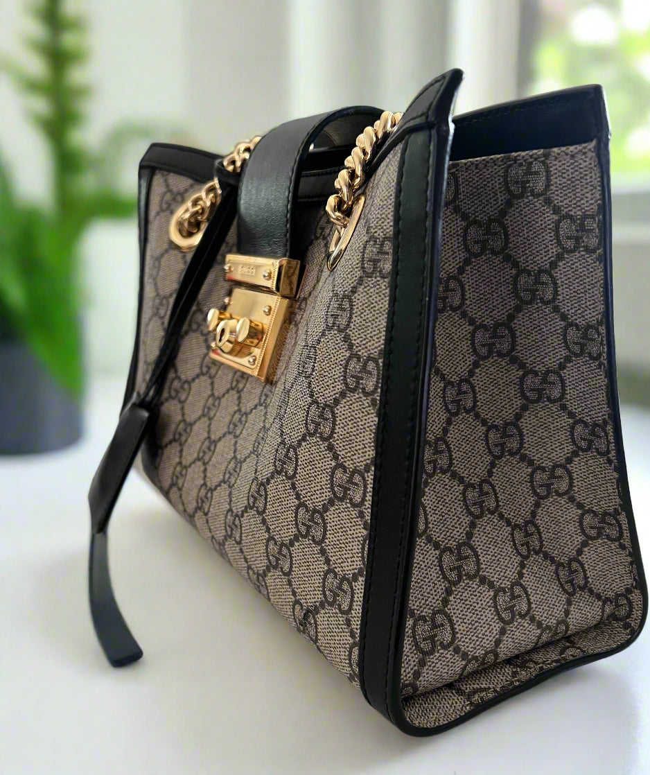 Gucci GG Monogram Small Padlock Bag