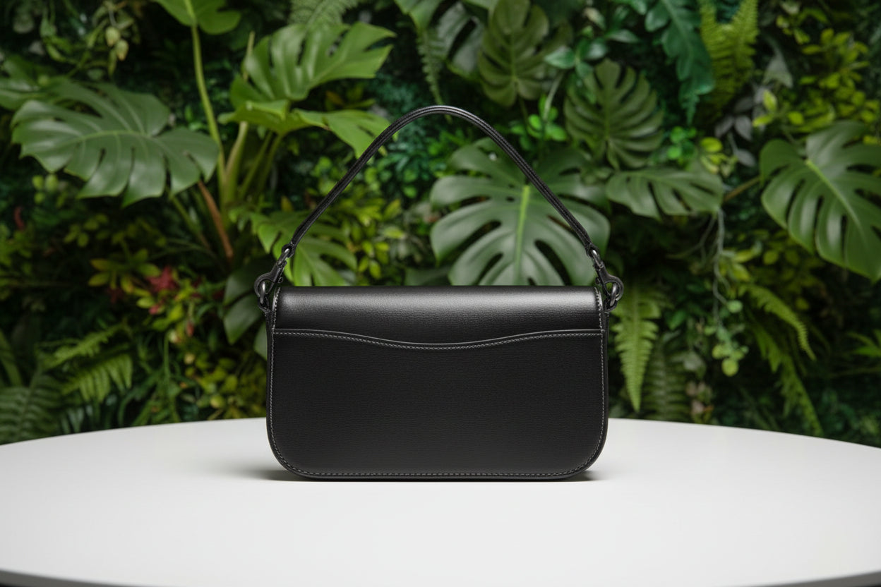 Coach Black Leather Harper Bag