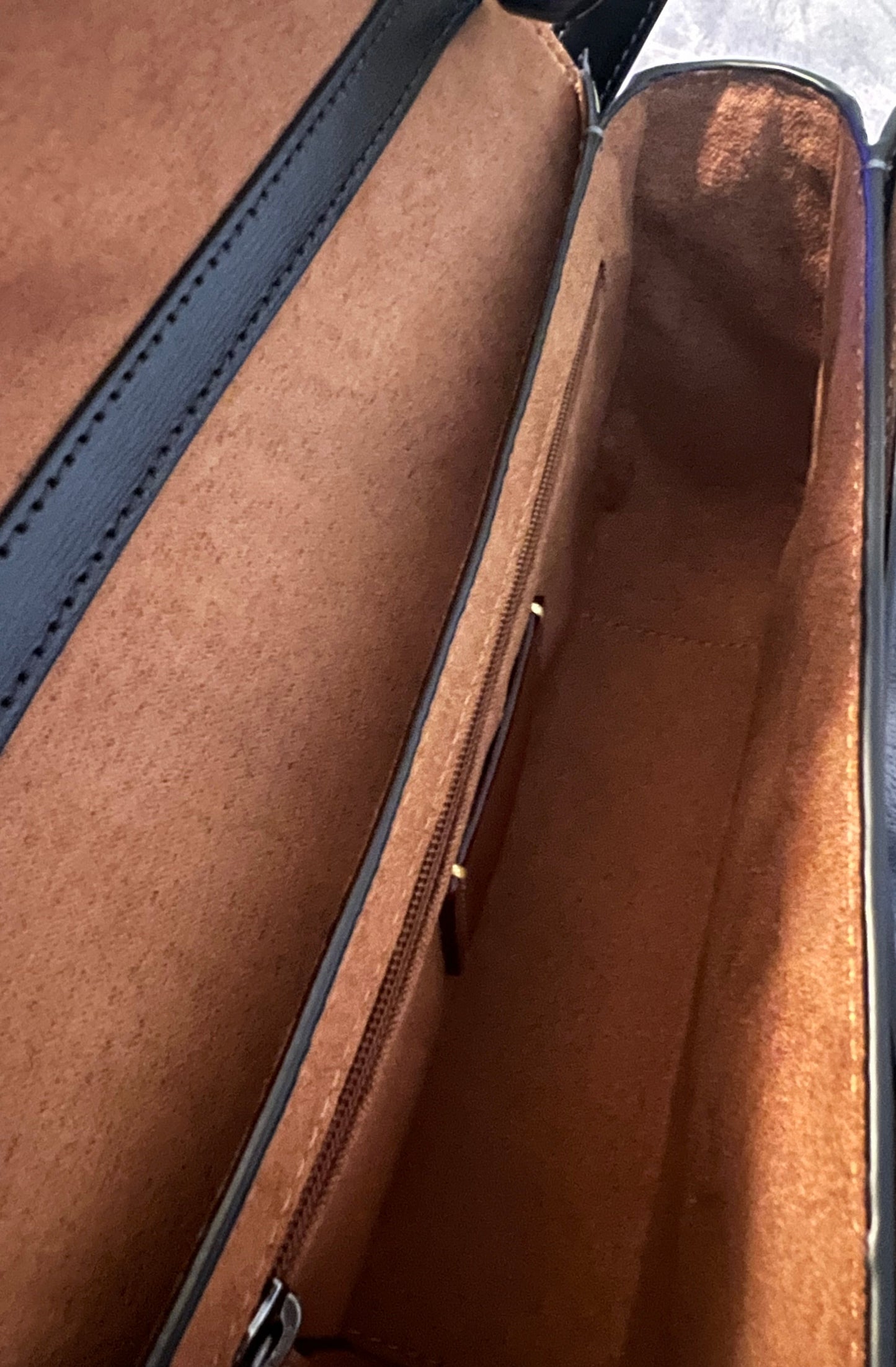 Coach Black Leather Harper Bag