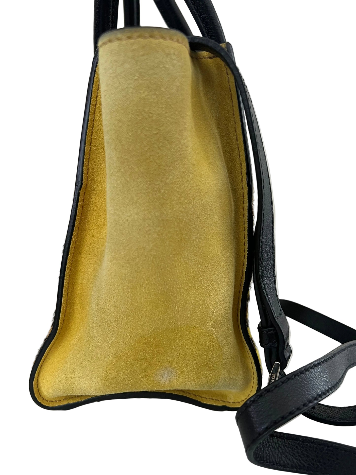 Prada Twin Pocket Leopard Pony Hair Tote