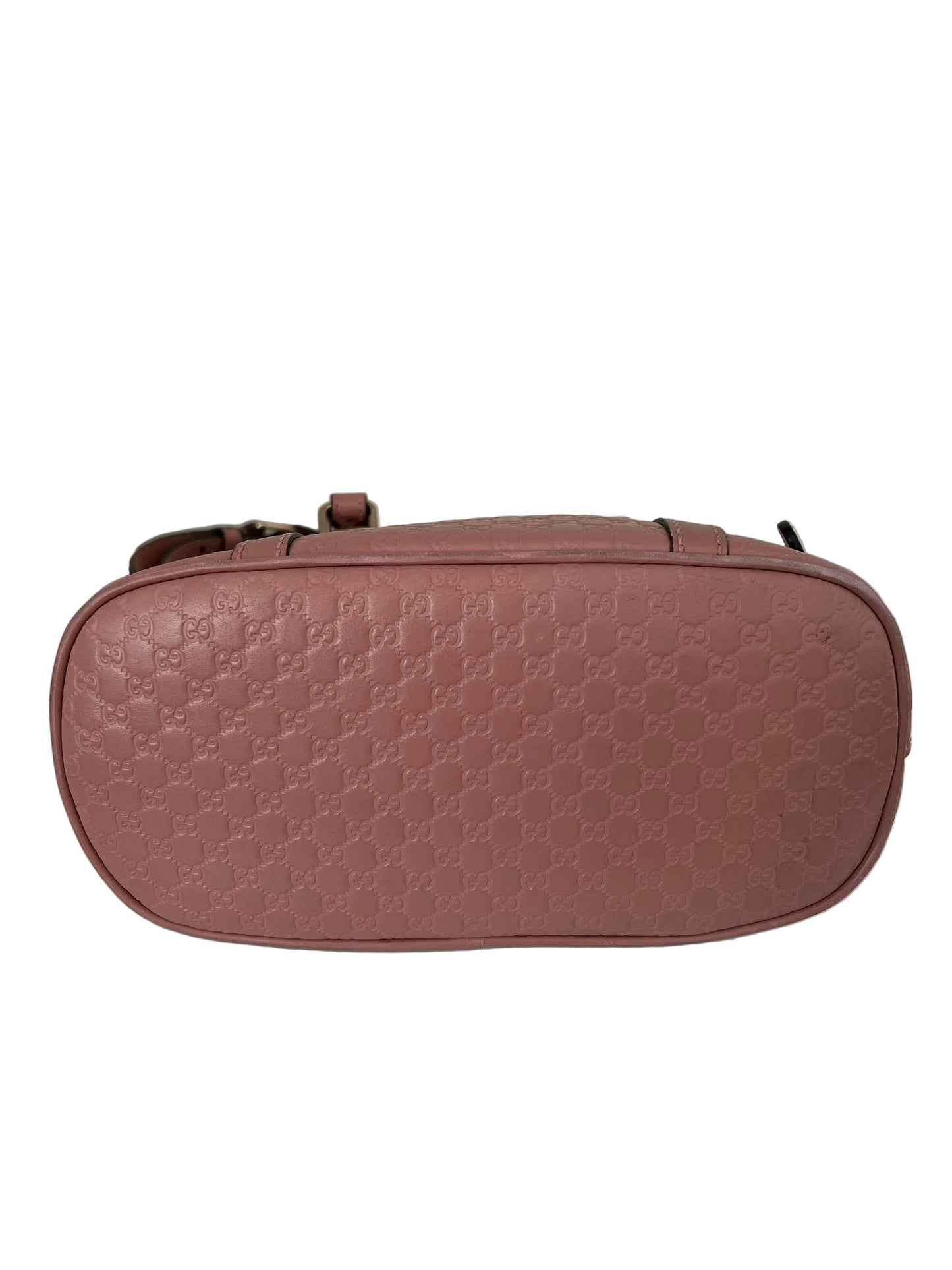 Gucci Dusty Pink Guccissima Leather Dome Satchel