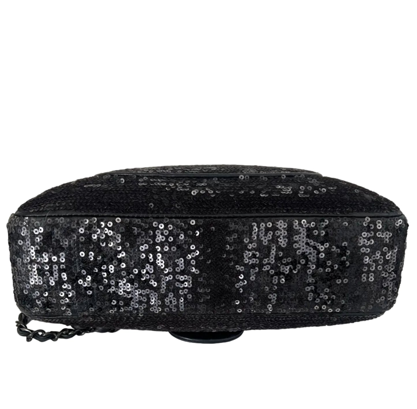 Chanel Black Sequin Lambskin Moonlight on Water Flap Bag