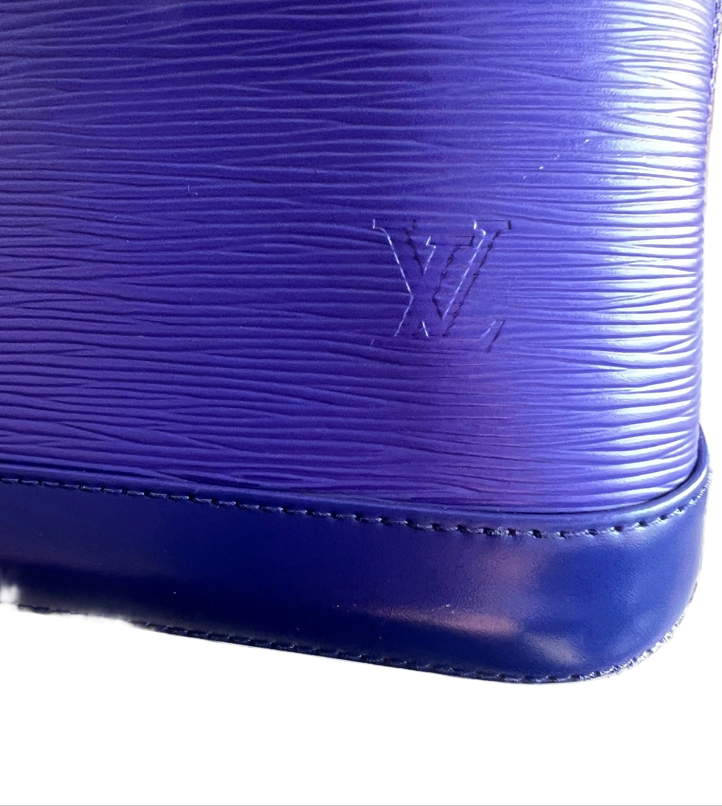 Louis Vuitton Purple Epi Leather Alma