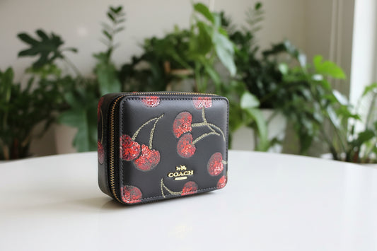 Coach Black Cherry Jewelry Case
