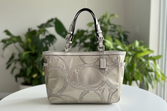 Coach Metallic Gallery Tote