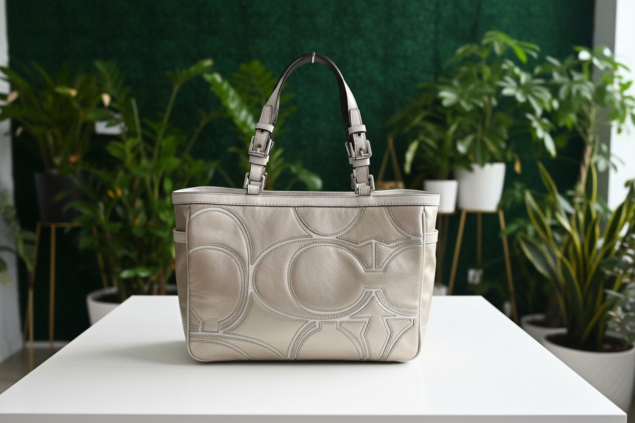 Coach Metallic Gallery Tote