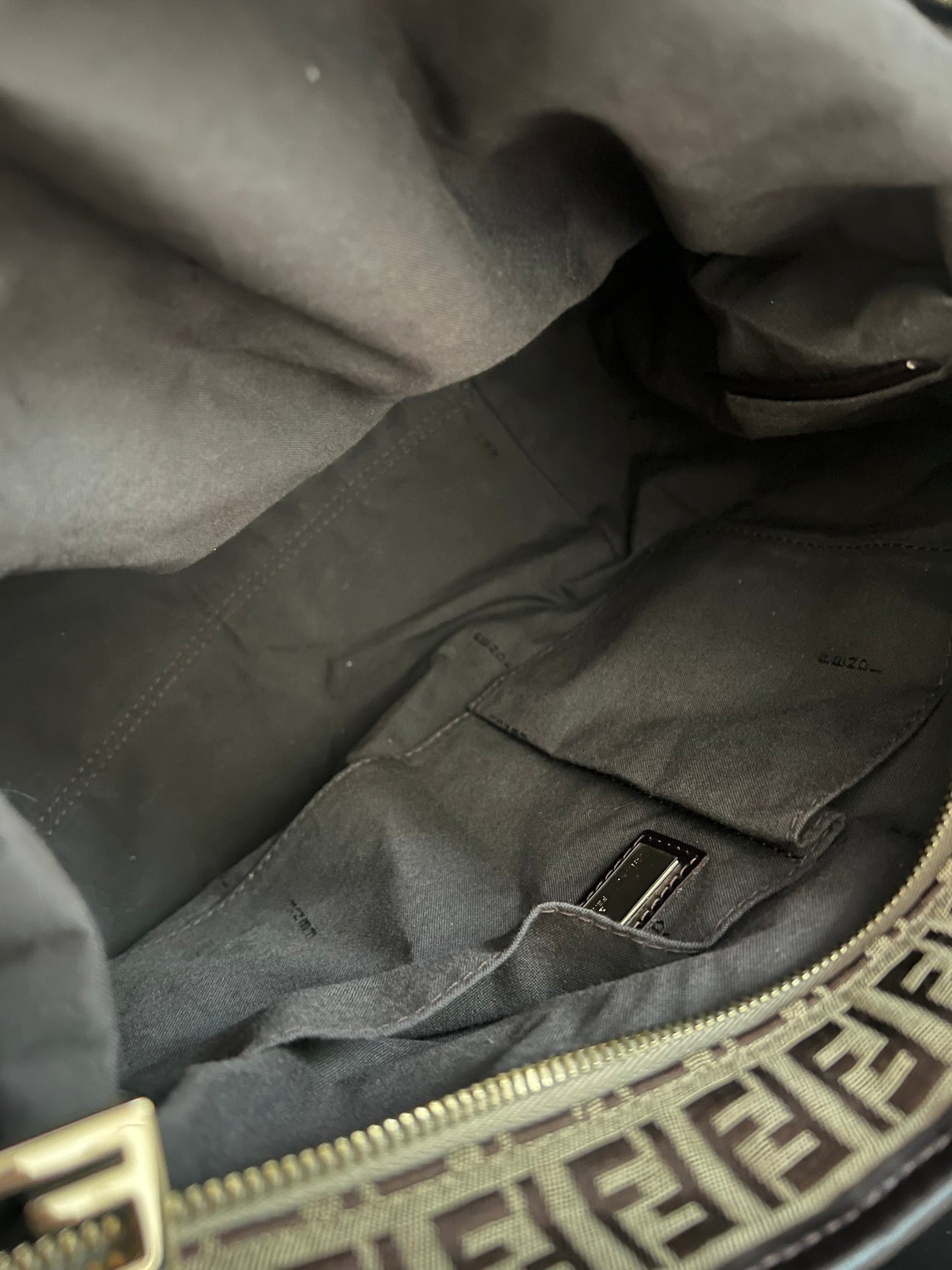 Fendi Vintage Zucchino FF Hobo