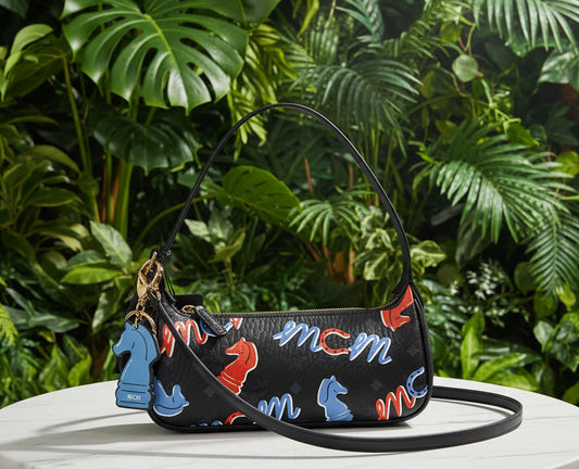 MCM Limited Edition Year of the Horse Aren Shoulder Bag