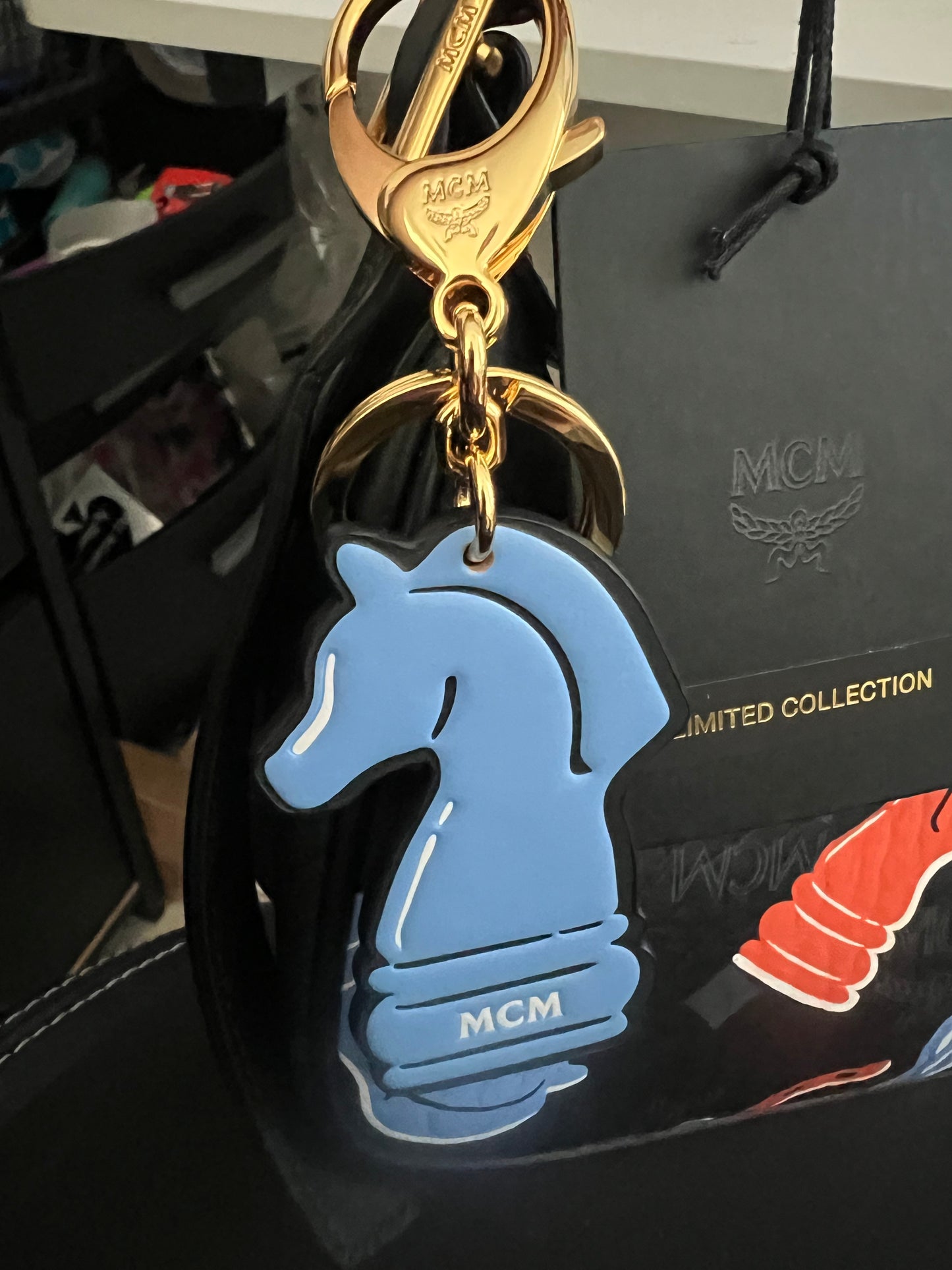MCM Limited Edition Year of the Horse Aren Shoulder Bag