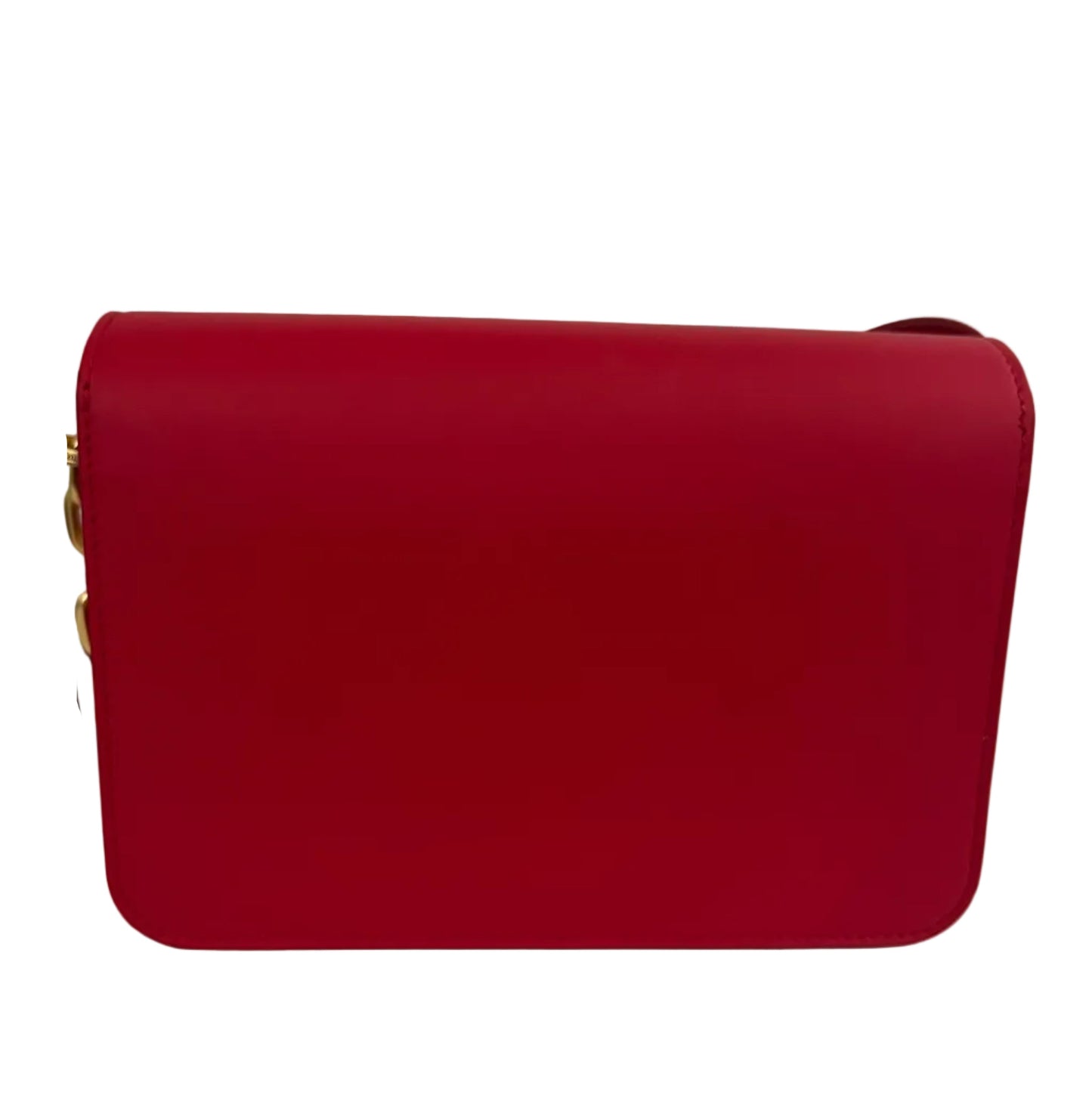 MCM Red Calfskin Himmel Crossbody