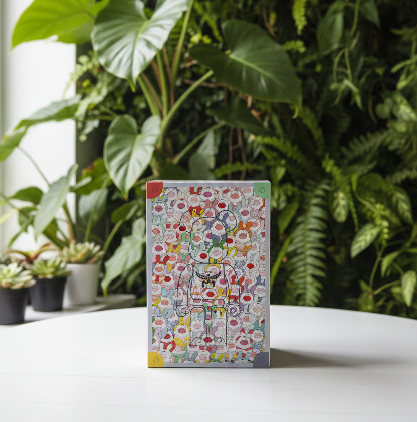 MCM  x Be@rbrick Graphic-Print Figure Set