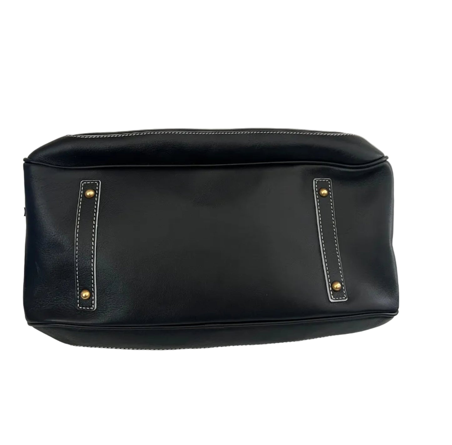 Dooney & Bourke Black Florentine Edge Medium Satchel