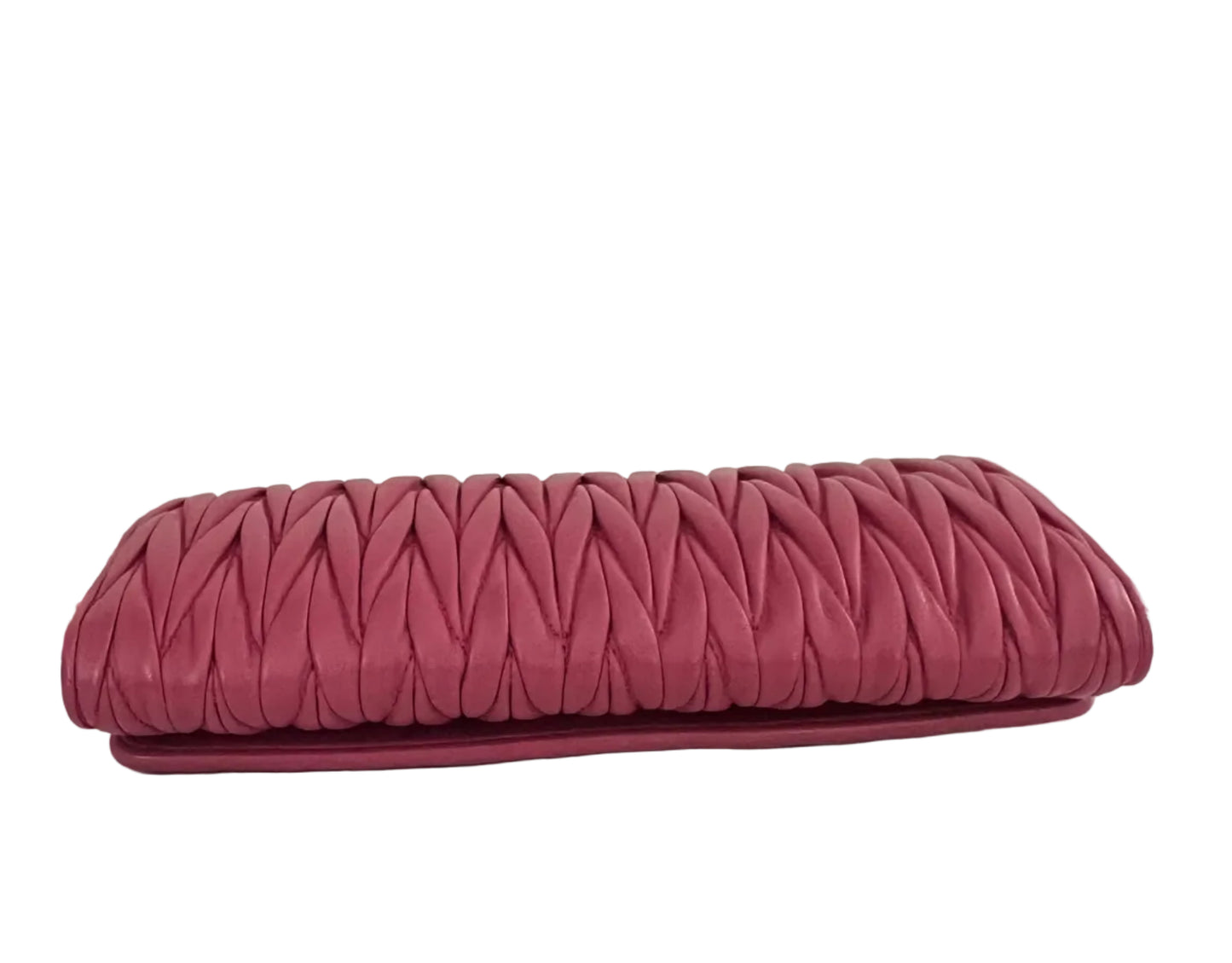 Miu Miu Pink Nappa Matelasse Leather WOC