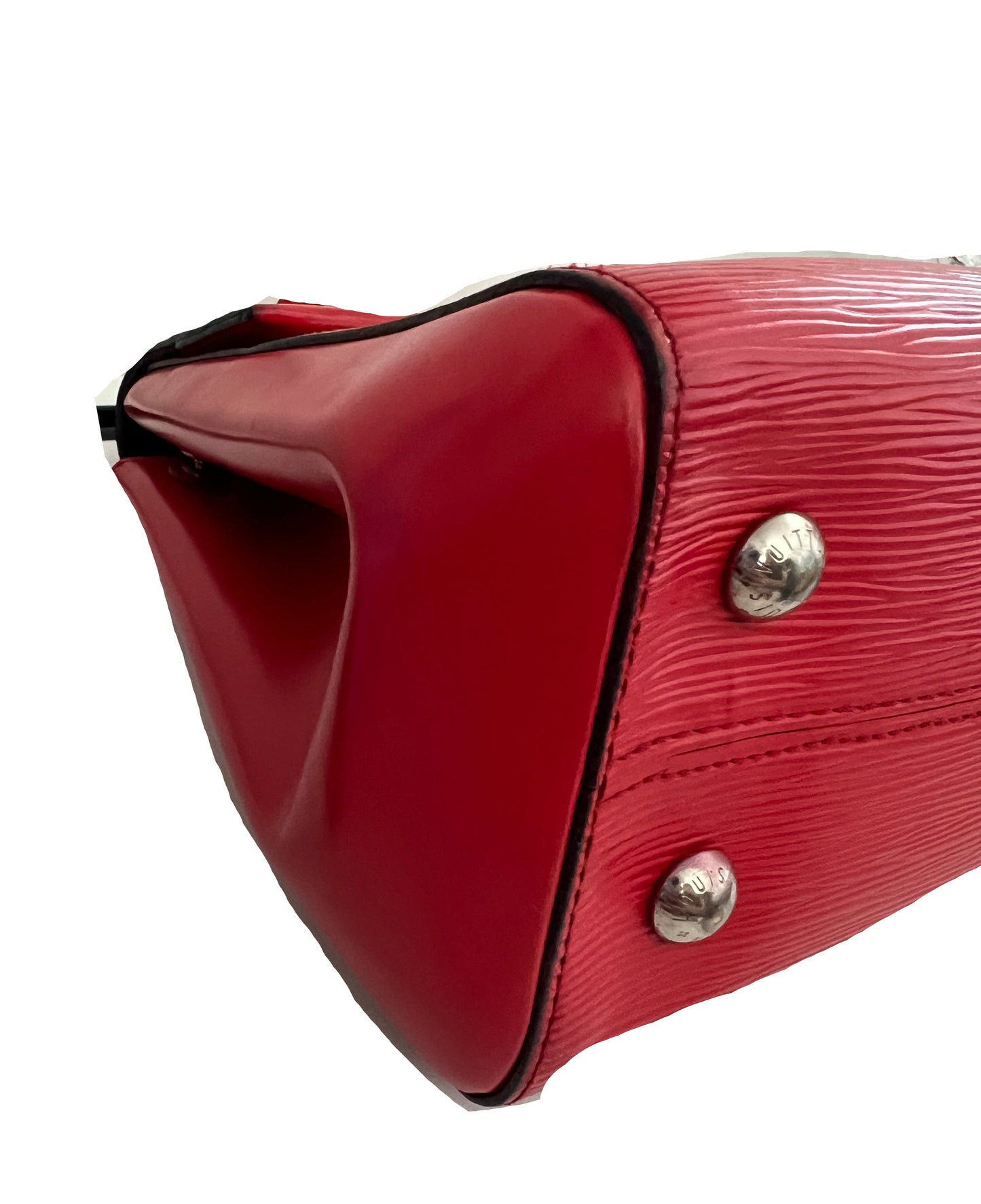 Louis Vuitton Red Epi Leather Cluny
