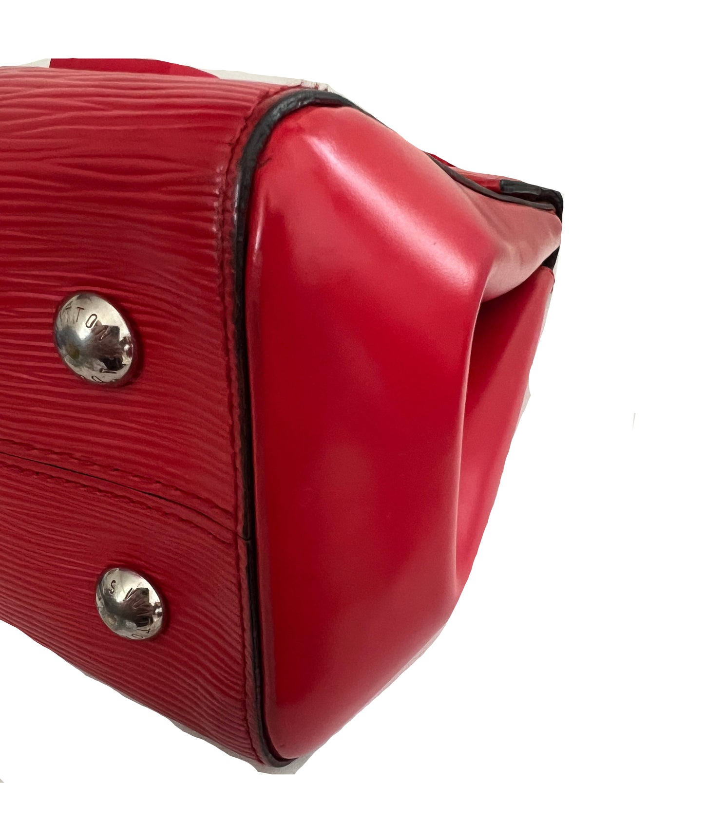 Louis Vuitton Red Epi Leather Cluny