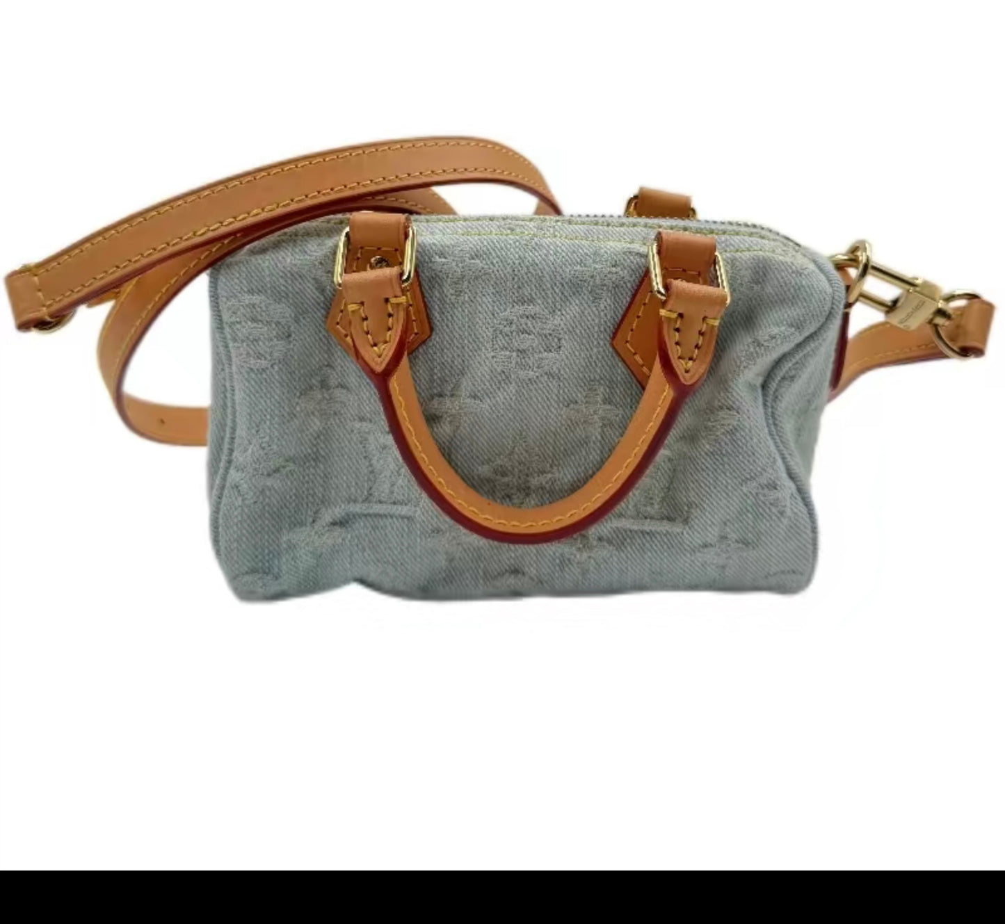 Louis. Uitton Denim Nano Speedy